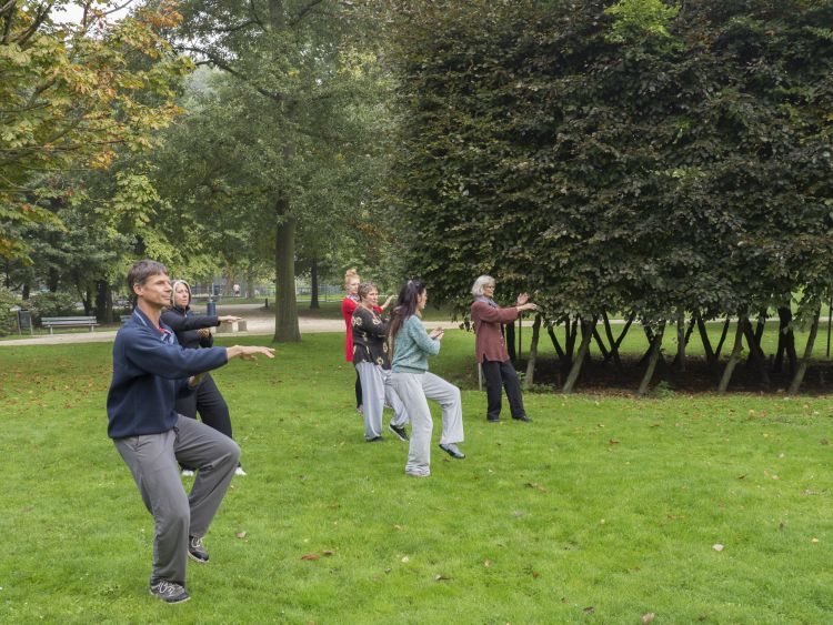 Taijiquan les in Amsterdam West